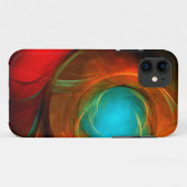 Blue Eye Modern Abstract Fine Art Cool Pattern #16 Case-Mate iPhone Case (Achterkant (horizontaal))