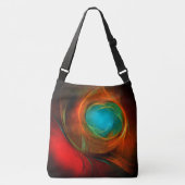 Blue Eye Modern Abstract Fine Art Cool Pattern #16 Crossbody Tas (Voorkant)