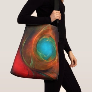 Blue Eye Modern Abstract Fine Art Cool Pattern #16 Crossbody Tas
