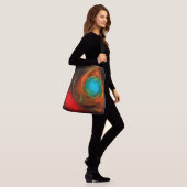 Blue Eye Modern Abstract Fine Art Cool Pattern #16 Crossbody Tas (Op model)