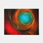 Blue Eye Modern Abstract Fine Art Cool Pattern #16 Deurmat (Voorkant)