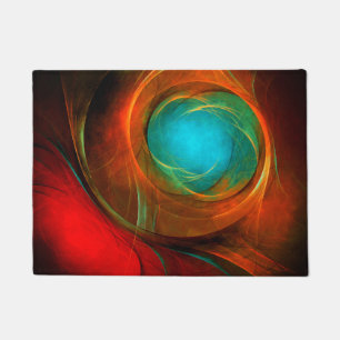 Blue Eye Modern Abstract Fine Art Cool Pattern #16 Deurmat