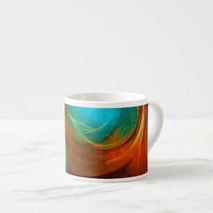 Blue Eye Modern Abstract Fine Art Cool Pattern #16 Espresso Kop