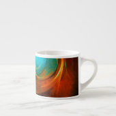 Blue Eye Modern Abstract Fine Art Cool Pattern #16 Espresso Kop (Rechts)