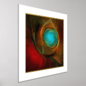 Blue Eye Modern Abstract Fine Art Cool Pattern #16 Folie Afdrukken (Laagn)