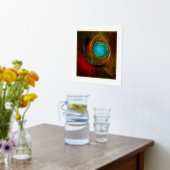 Blue Eye Modern Abstract Fine Art Cool Pattern #16 Folie Afdrukken (Laag (Keuken))