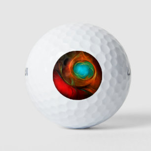 Blue Eye Modern Abstract Fine Art Cool Pattern #16 Golfballen