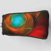 Blue Eye Modern Abstract Fine Art Cool Pattern #16 Golfheadcover (Voorkant)