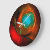 Blue Eye Modern Abstract Fine Art Cool Pattern #16 Grote Klok (Hoek)