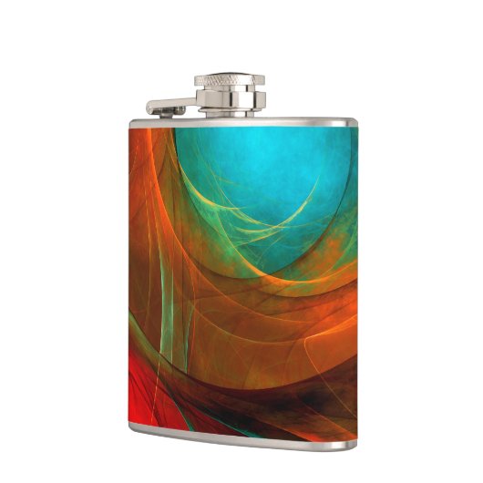 Blue Eye Modern Abstract Fine Art Cool Pattern #16 Heupfles (Links)