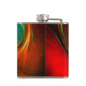 Blue Eye Modern Abstract Fine Art Cool Pattern #16 Heupfles (Achterkant)