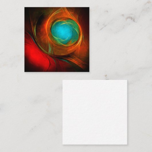 Blue Eye Modern Abstract Fine Art Cool Pattern #16 Informatiekaartje (Voorkant / Achterkant)