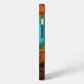 Blue Eye Modern Abstract Fine Art Cool Pattern #16 iPhone Hoesje (Linkerkant)