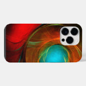 Blue Eye Modern Abstract Fine Art Cool Pattern #16 iPhone Hoesje (Achterkant horizontaal)
