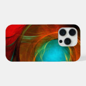 Blue Eye Modern Abstract Fine Art Cool Pattern #16 iPhone Hoesje (Achterkant horizontaal)