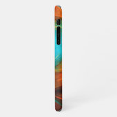 Blue Eye Modern Abstract Fine Art Cool Pattern #16 iPhone Hoesje (Linkerkant)