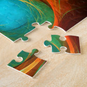 Blue Eye Modern Abstract Fine Art Cool Pattern #16 Legpuzzel (Zijkant)