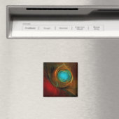 Blue Eye Modern Abstract Fine Art Cool Pattern #16 Magneet (Insitu (Vaatwasser))