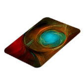Blue Eye Modern Abstract Fine Art Cool Pattern #16 Magneet (Linkerzijde)