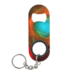 Blue Eye Modern Abstract Fine Art Cool Pattern #16 Mini Flessenopener