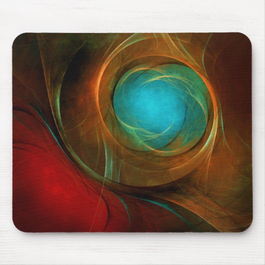 Blue Eye Modern Abstract Fine Art Cool Pattern #16 Muismat (Voorkant)