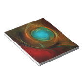 Blue Eye Modern Abstract Fine Art Cool Pattern #16 Notitieblok (Schuin)