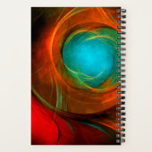 Blue Eye Modern Abstract Fine Art Cool Pattern #16 Notitieboek (Achterkant)