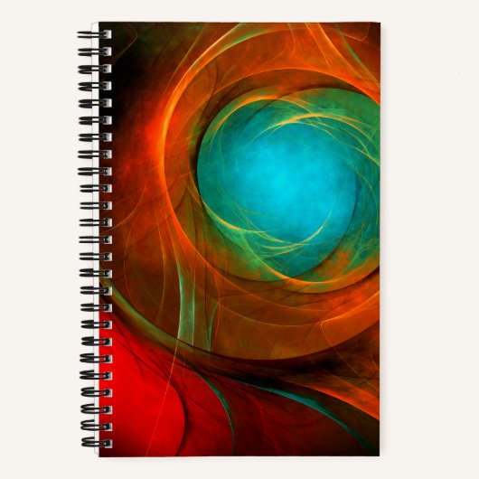 Blue Eye Modern Abstract Fine Art Cool Pattern #16 Notitieboek (Voorkant)