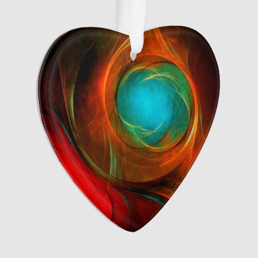Blue Eye Modern Abstract Fine Art Cool Pattern #16 Ornament (voorkant)