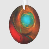Blue Eye Modern Abstract Fine Art Cool Pattern #16 Ornament (voorkant)