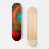 Blue Eye Modern Abstract Fine Art Cool Pattern #16 Persoonlijk Skateboard (Voorkant)