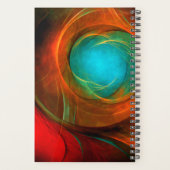 Blue Eye Modern Abstract Fine Art Cool Pattern #16 Planner (Achterkant)