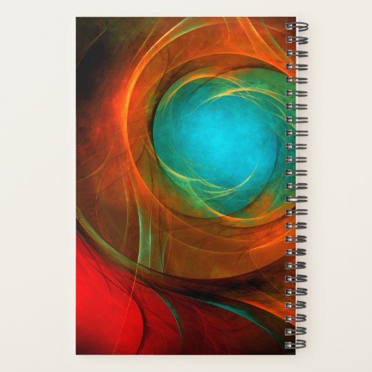 Blue Eye Modern Abstract Fine Art Cool Pattern #16 Planner (Achterkant)