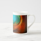 Blue Eye Modern Abstract Fine Art Cool Pattern #16 Porselein Kop (Rechts)