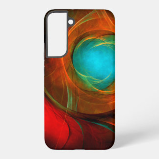 Blue Eye Modern Abstract Fine Art Cool Pattern #16 Samsung Galaxy Hoesje