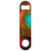 Blue Eye Modern Abstract Fine Art Cool Pattern #16 Speed Flessenopener (Achterkant)