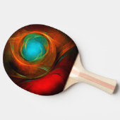 Blue Eye Modern Abstract Fine Art Cool Pattern #16 Tafeltennisbatje (Zijkant)