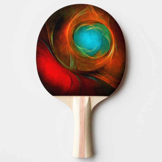 Blue Eye Modern Abstract Fine Art Cool Pattern #16 Tafeltennisbatje (Voorkant)