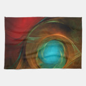 Blue Eye Modern Abstract Fine Art Cool Pattern #16 Theedoek (Horizontaal)