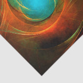 Blue Eye Modern Abstract Fine Art Cool Pattern #16 Tissuepapier (Detail)