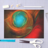 Blue Eye Modern Abstract Fine Art Cool Pattern #16 Tissuepapier (Craft)