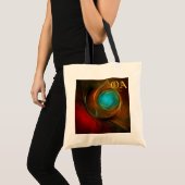 Blue Eye Modern Abstract Fine Art Cool Pattern #16 Tote Bag (Voorkant (product))