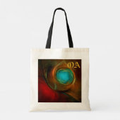 Blue Eye Modern Abstract Fine Art Cool Pattern #16 Tote Bag (Achterkant)