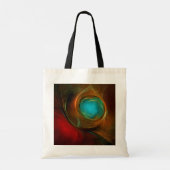 Blue Eye Modern Abstract Fine Art Cool Pattern #16 Tote Bag (Achterkant)