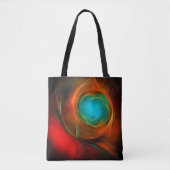 Blue Eye Modern Abstract Fine Art Cool Pattern #16 Tote Bag (Voorkant)