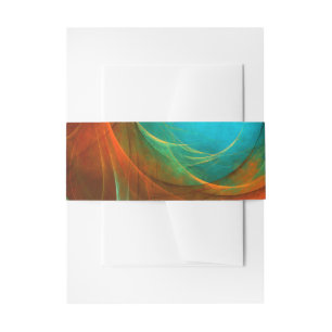 Blue Eye Modern Abstract Fine Art Cool Pattern #16 Uitnodigingen Wikkel
