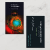 Blue Eye Modern Abstract Fine Art Cool Pattern #16 Visitekaartje (Voorkant / Achterkant)