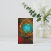 Blue Eye Modern Abstract Fine Art Cool Pattern #16 Visitekaartje (Staand voorkant)