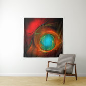 Blue Eye Modern Abstract Fine Art Cool Pattern #16 Wandkleed (In Situ (horizontaal))