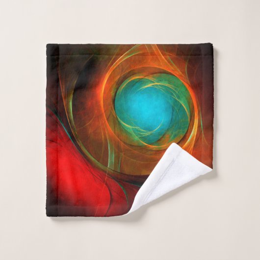 Blue Eye Modern Abstract Fine Art Cool Pattern #16 Washandje (Wasdoekje)